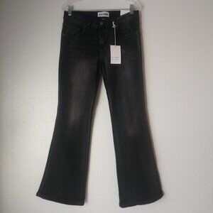 Disclosure women's size 7/28 black wash bootcut jeans